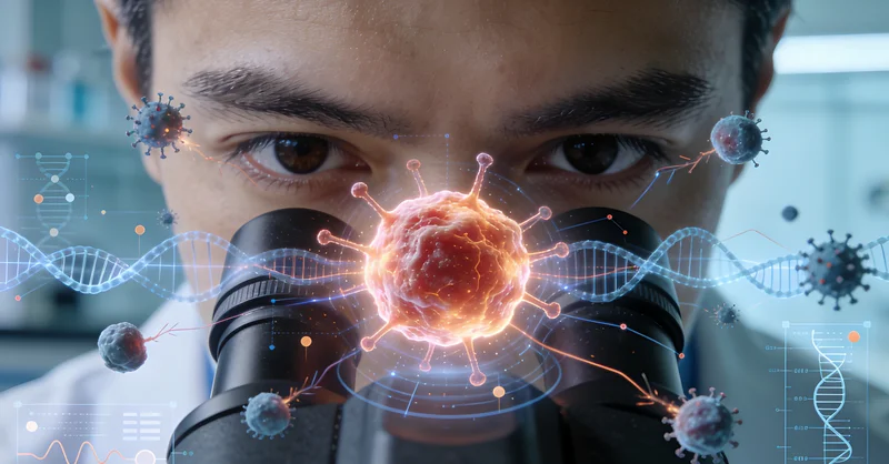 基因检测实验室进行样本分析操作