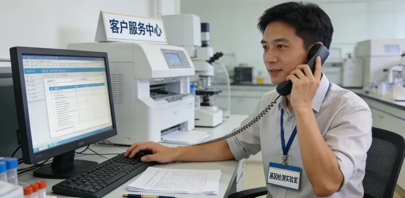 宣威遗传咨询门诊医生与患者沟通