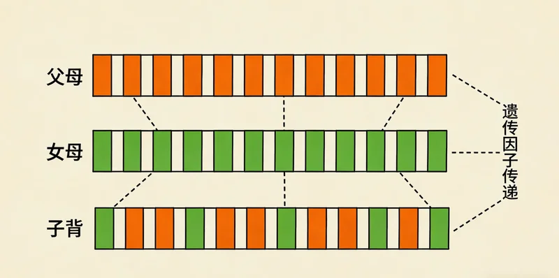 察右中旗家庭进行遗传咨询场景