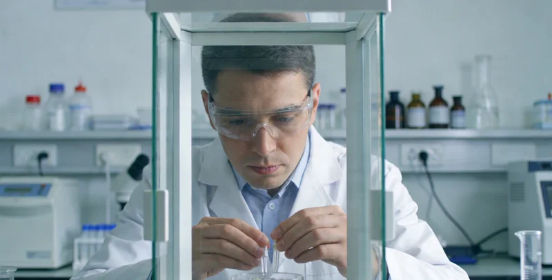 克州基因检测实验室技术人员进行