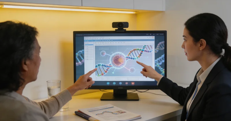 昭通患者与遗传咨询师沟通基因报