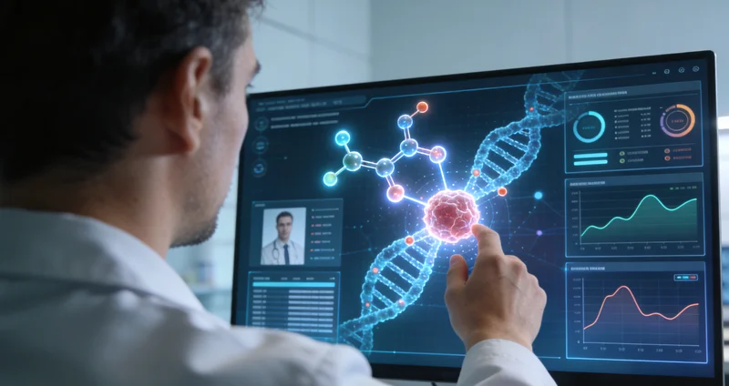 龙港肠癌患者与医生讨论靶向治疗