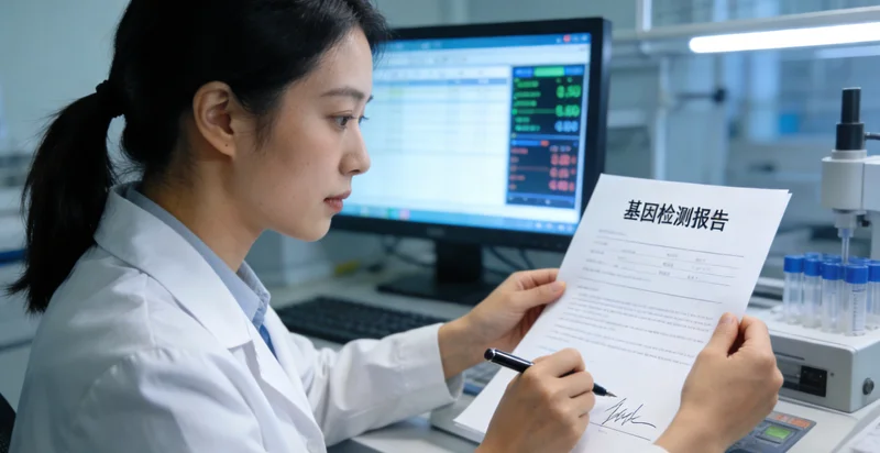 市级市基因检测报告解读分析