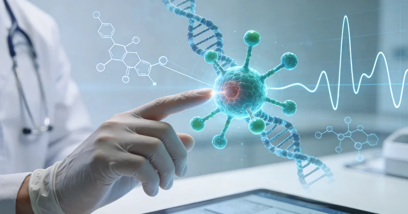 个旧肺癌患者与医生沟通基因检测