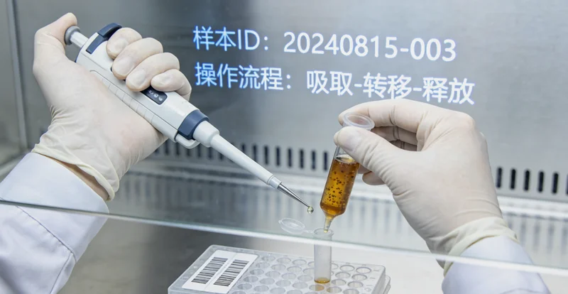 乌兰浩特医院病理科医生观察软组