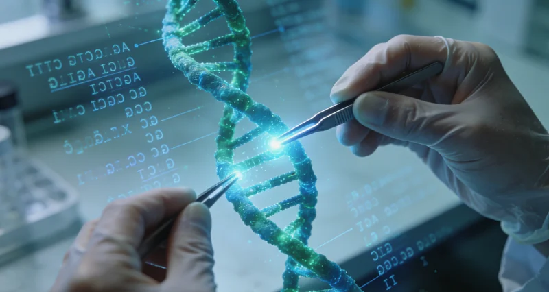 大安基因检测实验室技术员处理病