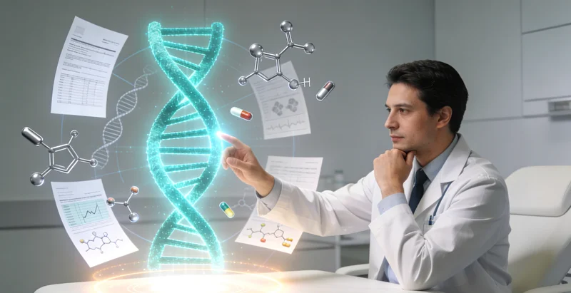 南雄医生为居民解读基因检测报告