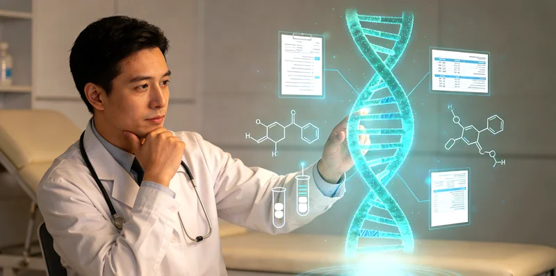 侯马家庭进行遗传咨询场景