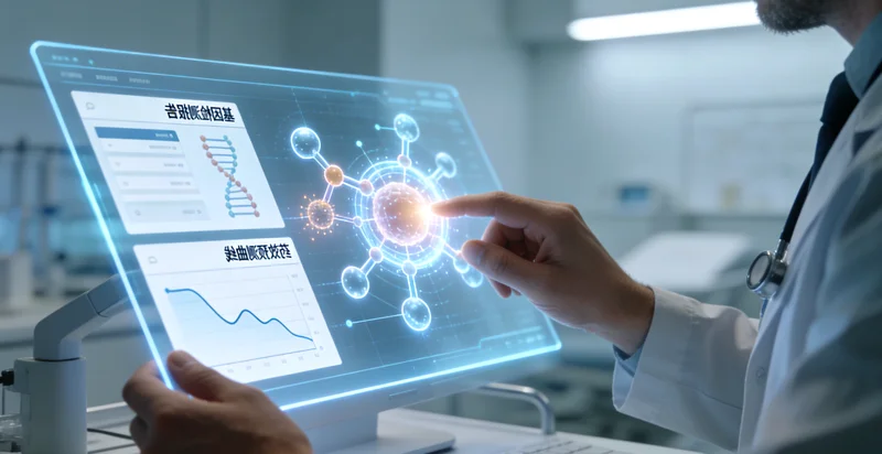 福泉医生与肺癌患者家属进行基因