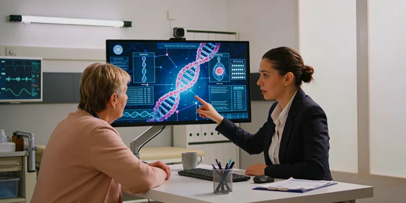 北京遗传咨询中心内，遗传咨询师