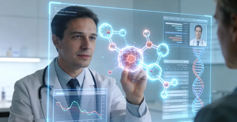 巴州患者家属与医生共同查看基因