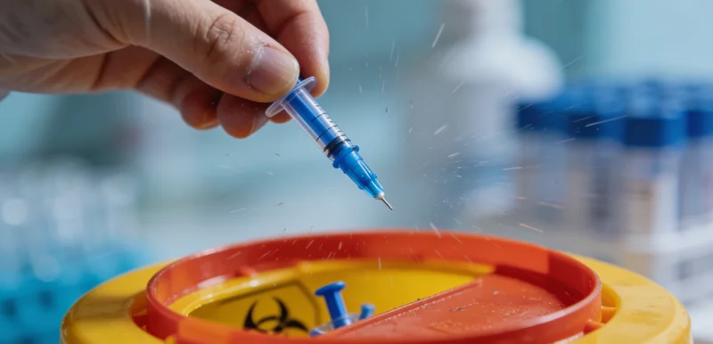 岳阳医院基因检测抽血采样现场示