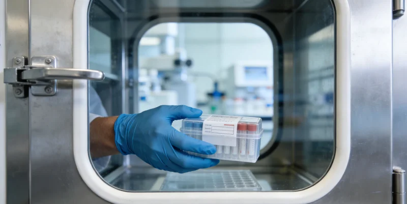 遂宁基因检测采样点护士进行静脉