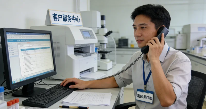 东兴医生为患者解读基因检测报告