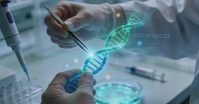 DNA双螺旋结构及基因突变示意