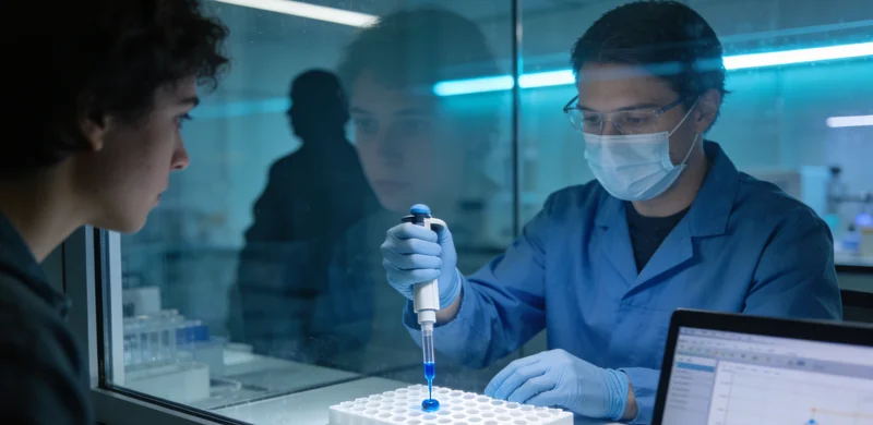 汕头合作的高通量测序实验室内部