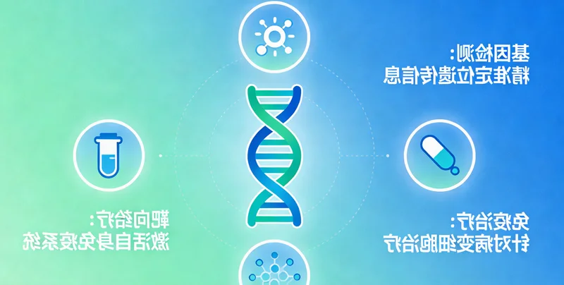 肺癌靶向药物与基因概念图