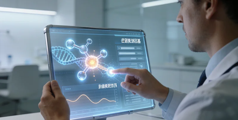 晋州患者家庭与医生共同查看分子