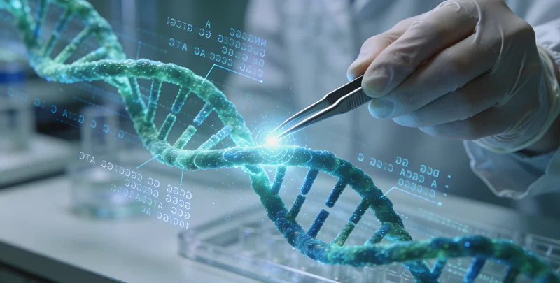 广汉基因检测实验室技术人员观察