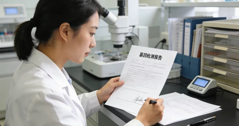 肥厚型心肌病基因检测报告单示例