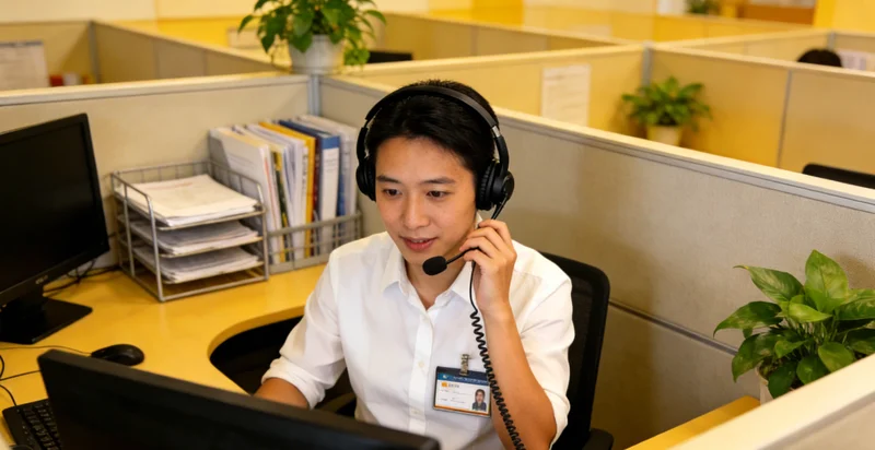 西双版纳居民查看复杂的基因检测