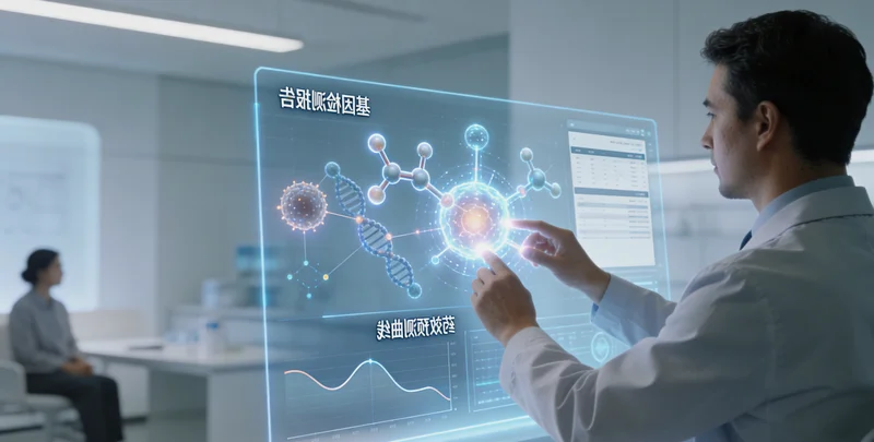 安陆肺癌患者与医生讨论基因检测