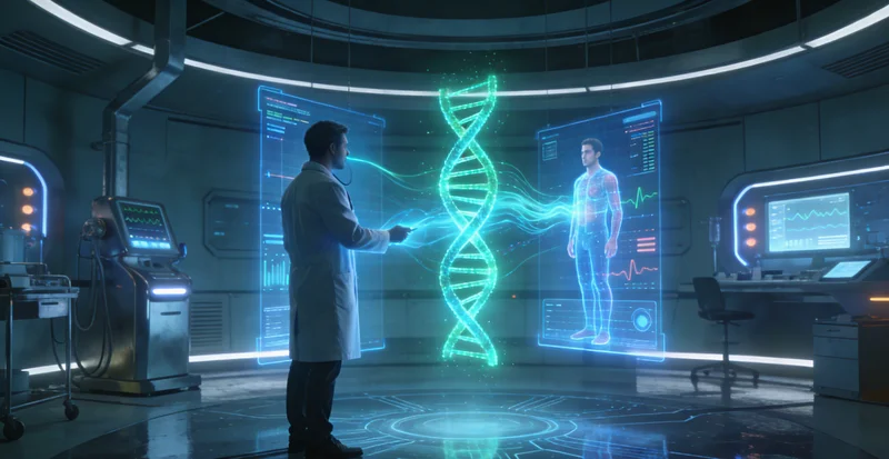 象征普宁未来精准医疗发展的概念