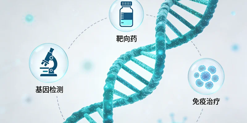 忻州癌症靶向治疗与基因关系示意