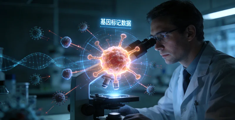 长垣脑胶质瘤基因检测原理示意图