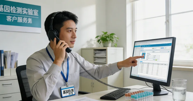 庆阳家庭在咨询室内与医生沟通遗