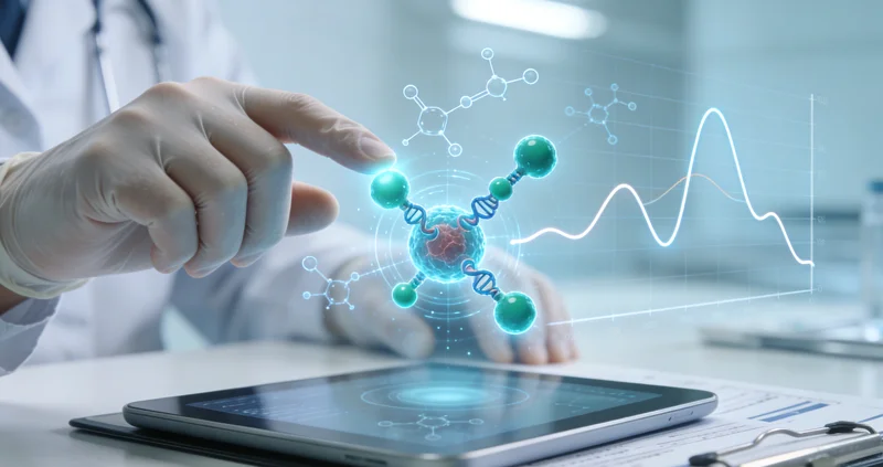 肺癌患者与主治医生在诊室沟通P