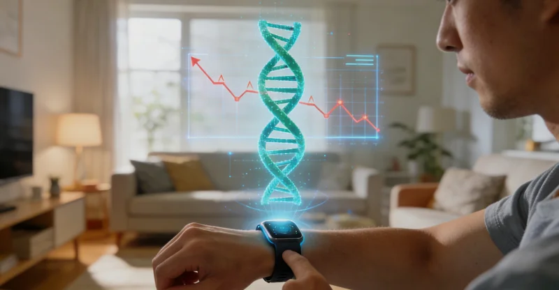 孝感白领女性查看基因检测报告