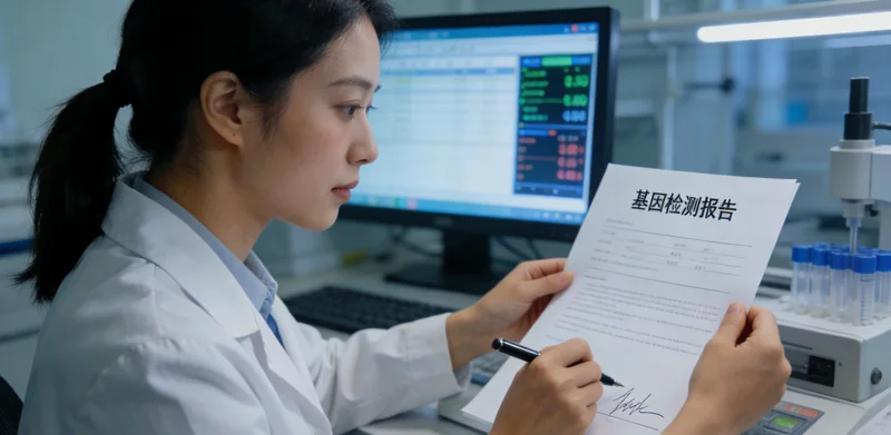 一份详细的基因检测解读报告示例