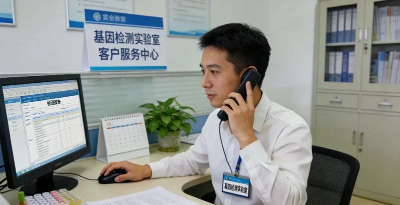 阿拉尔医生向咨询者解读基因检测