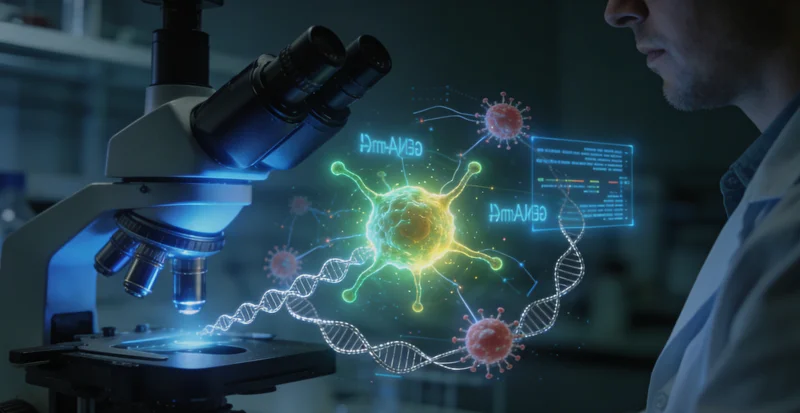 德宏病理科医生处理肿瘤组织样本