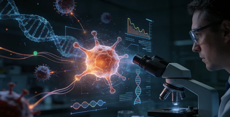 格尔木医院病理科医生观察非小细