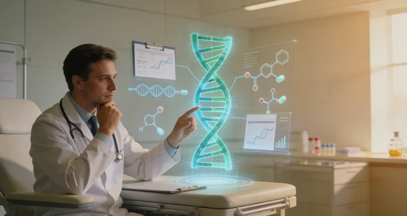 讷河家庭共同查看基因检测报告并