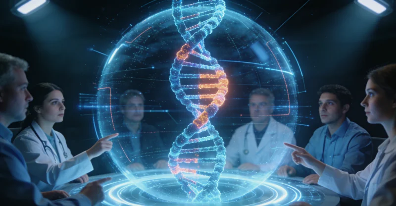 樟树女性与医生进行遗传咨询沟通