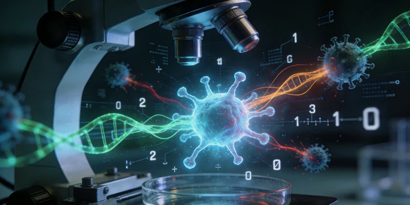 海阳基因检测实验室分析流程示意