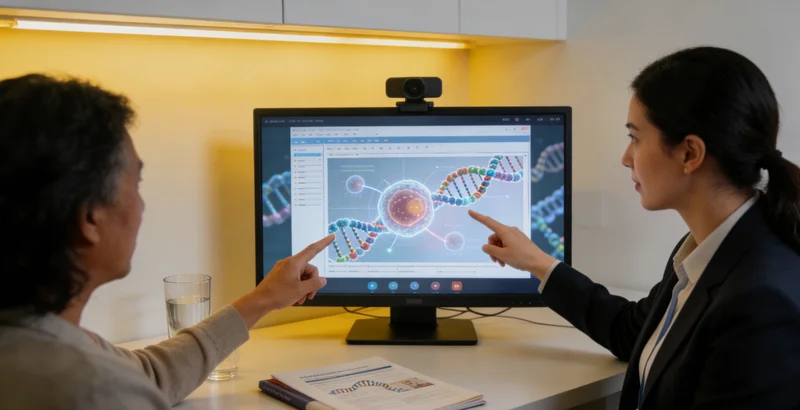 自贡遗传检测报告医生解读场景