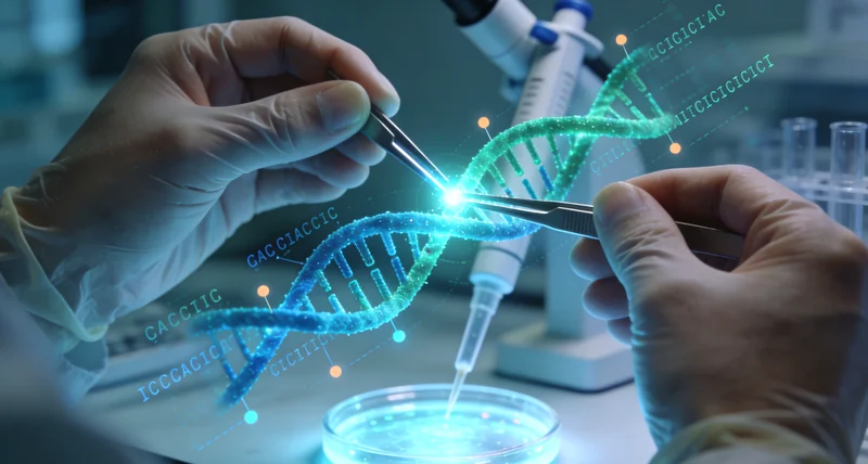 弥勒基因检测实验室技术人员进行