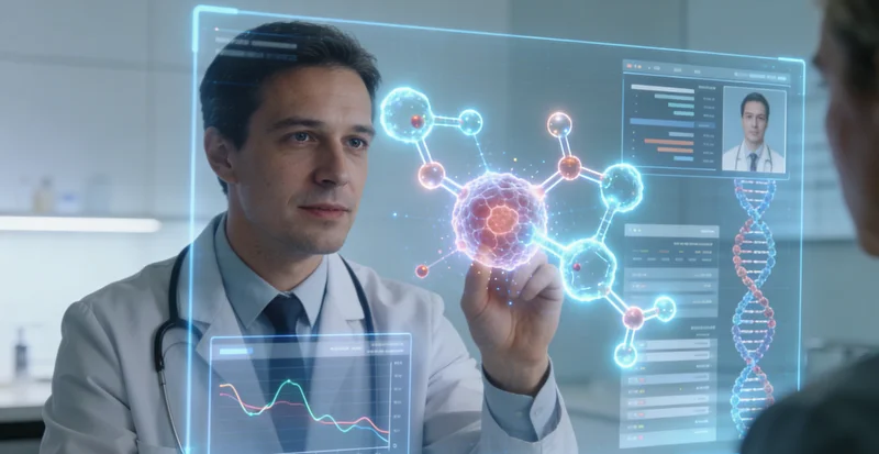 保山医生与患者查看基因检测报告