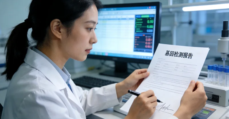 邯郸家庭查看基因检测报告与医生