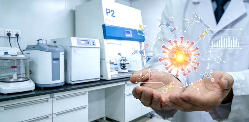 专业基因检测实验室进行样本分析