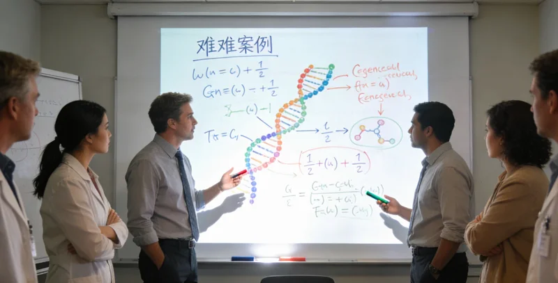 哈尔滨家庭在讨论基因检测报告与