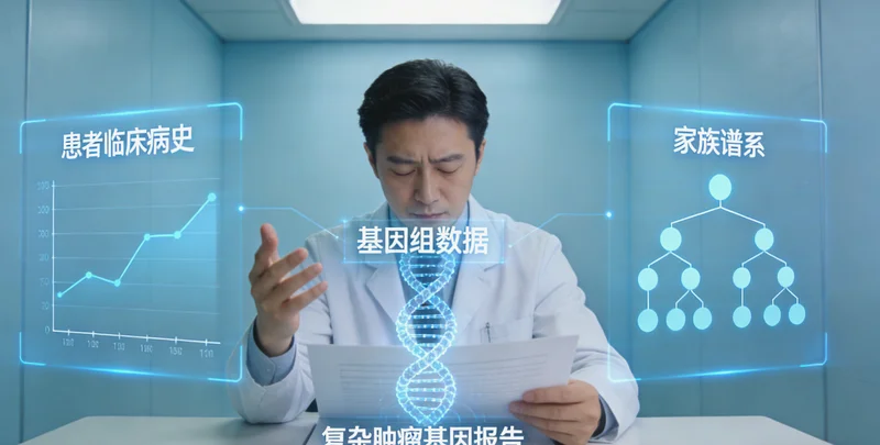 阳春家庭查看基因检测报告并咨询