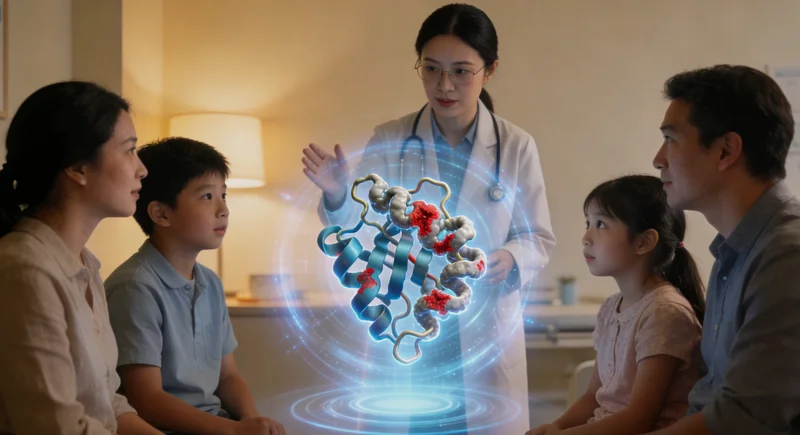 上饶市民与医生进行遗传咨询沟通