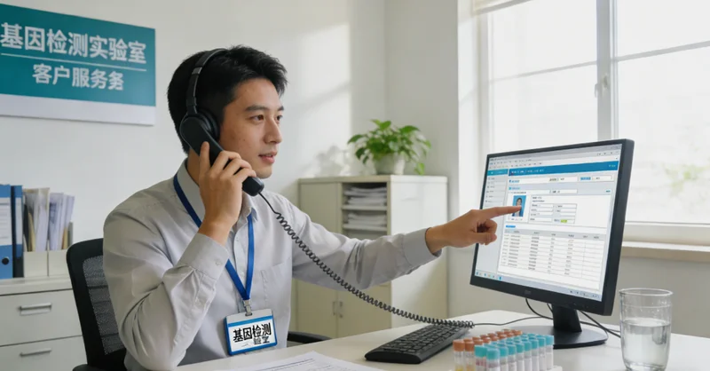 奎屯居民进行遗传咨询场景