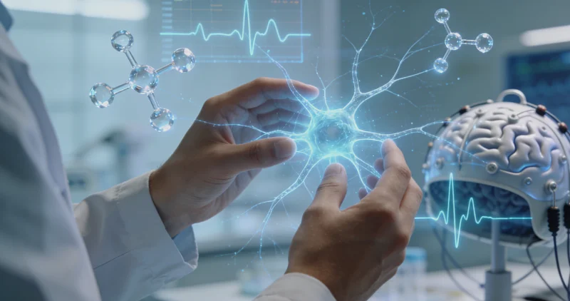 敦煌医院医生与患者查看脑部影像