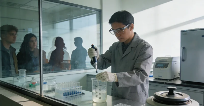 海北州基因检测实验室工作人员正